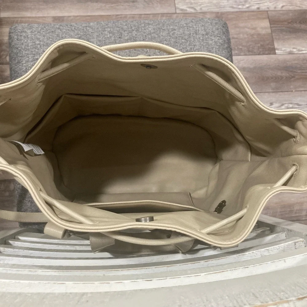 Fawn Design Cream Drawstring Backpack - Picture 6 of 11
